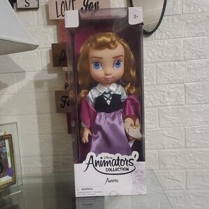 Disney Aurora Doll in Purple and Black Dress